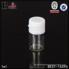 clear glass sample vials 1ml